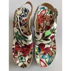 Unbranded High Heel Floral Sandals For Women Size 37/6.5 To 7 US Very Cute!